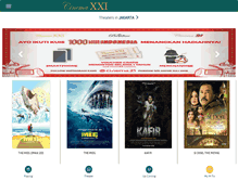 Tablet Screenshot of mtix.21cineplex.com