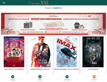 Tablet Screenshot of m.21cineplex.com